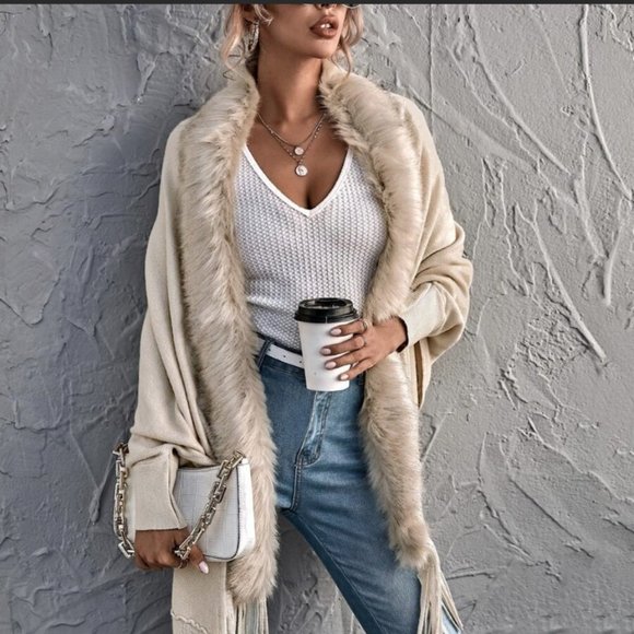 Vegan Fur Cardigan - Picture 11 of 11